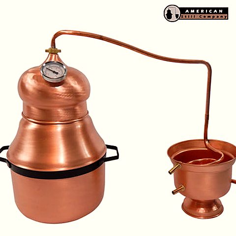 Onion-Head Copper Pot Still &mdash; 1.5 Gallon