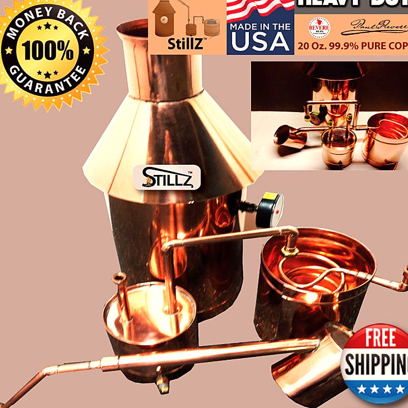 6 Gallon Handcrafted Copper Moonshine Still