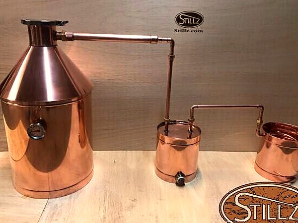 10 Gallon Copper Moonshine Still with 4