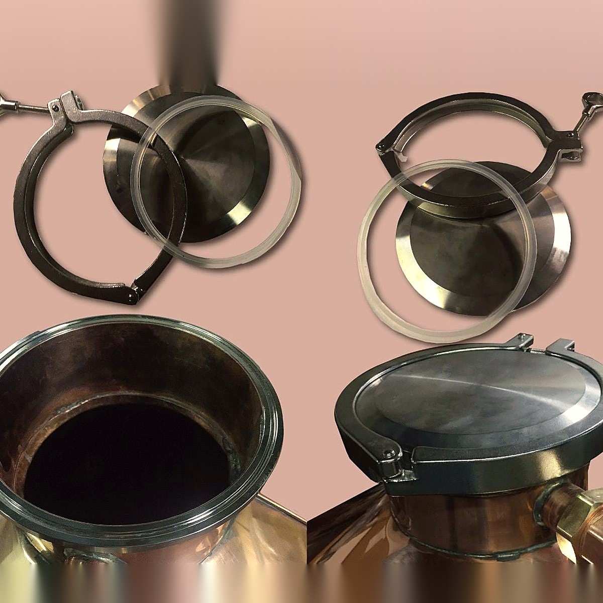 4 inch Instant-Seal Cap Upgrade (6 to 25 Gallon Stills)
